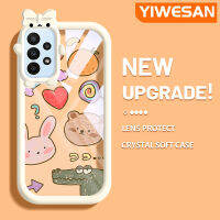 YIWESAN เคสปลอกสำหรับ Samsung A23 A23 5G M23 5G F23 5G A30 A50s A50 A30s A20 M10s ลายการ์ตูนน่ารักสีดำลวดลาย Kulomi ใหม่อัปเกรดกันกระแทกแบบใสซิลิโคนนิ่มเคสมือถือโปร่งใสลายกล้องถ่ายรูปสร้างสรรค์ฝาครอบป้องกัน