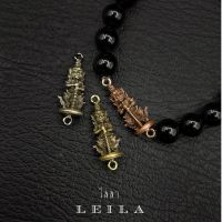 Leila Amulets ท้าวเวสสุวรรณ เวสสุวัณโณ องค์จิ๋ว (พร้อมกำไลหินฟรีตามรูป)