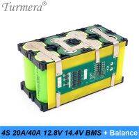 Turmera 12.8V 14.4V 4S 20A 40A BMS for 32650 32700 Lifepo4 Battery 12V Solar Panel Energy System and Uninterrupted Power Supply