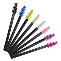 ♣♕ HOT 50 Pcs Disposable eyelash brush Short mini eyelash comb Eyelash Extension eyebrow brush Eye Lashes Cosmetic makeup tool