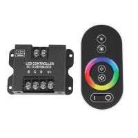 30A Contact RGB RF Remote Control DC 12V 24V 3Channelx10A 360W/720W Controller for Light Accessoires SMD 5050