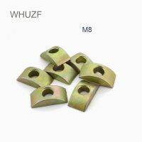 【CW】 WHUZF M8 Half Moon/Crescent Nut Washers For Bunk Bed Cots Furniture Connecting Screws Assembly Fittings Color Zinc Plating