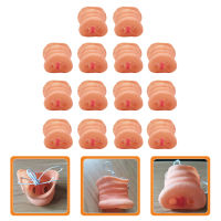 Teniron 14 ชิ้นคอสเพลย์หมูจมูกฮาโลวีนจมูกจมูกฮาโลวีนปาร์ตี้หมูจมูก