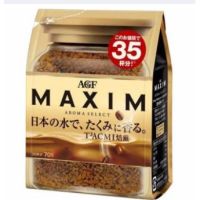 Maxim Instant Coffee กาแฟสำเร็จรูป 70 กรัม ชนิดถุงแบบเติม (สีทอง)