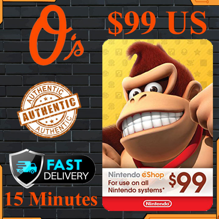  $99 Nintendo eShop Gift Card [Digital Code