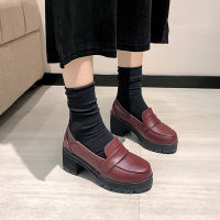 British Style Lolita Shoes Arajuku Mary Janes Shoes On Heels Women High Heels Platform Shoes Cosplay Jk Uniform WomenS Pumps