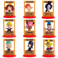 Action FiguresZZOOI 9pcs/set Anime One Piece Luffy Zoro Doll Action Figure Nami Sanji Decoration Cartoons Pirate Wanted Model Collection Toys Gift Action Figures