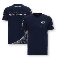 XZX180305 New Quick Dry Top Scuderia AlphaTauri 2023 Team T-Shirt - Navy