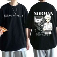 ญี่ปุ่นอะนิเมะสัญญา Neverland T เสื้อผู้ชายฤดูร้อนมังงะ Emma Norman Ray คู่กราฟิกเสื้อยืดขนาดใหญ่ Unisex