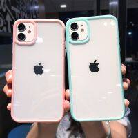 [Hot K] เคสโทรศัพท์ขอบสีทึบ Moskado TPU + PC สำหรับ Iphone 11 Pro Max 12 13 Mini X XS Max XR 7 8 Plus กรอบโทรศัพท์มือถือกันฝุ่น