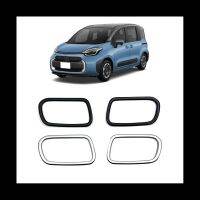 ✺❈✱ 4Pcs Glossy Black Inner Door Handle Bowl Panel Cover Trim for Toyota Sienta 10 Series 2023 Interior Mouldings