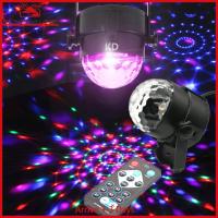 [Arrive 1-3 Days]Stage Lighting Effect Remote Control Disco Ball Lamps 7 Colors 3 Modes USB Sound Activated Christmas Gift Halloween Decorations Birthday Wedding Decor