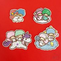 แผ่นผ้าลายการ์ตูน sanrio - little stars s - 2 1 ชิ้น diy สําหรับเย็บปักตกแต่งเสื้อผ้า 5211028□