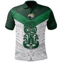 Custom Text &amp; Number Aotearoa Rugby Polo Shirt Maori Kiwisize：XS-6XL