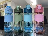 ขวดน้ำแบบพกพา มีสองขนาดให้เลือก450ml-600ml .ใส่นำ้ผลไหม้ เแก้วนำ้ออกกำลังกาย ขวดน้ำ ใส่น้ำเย็น