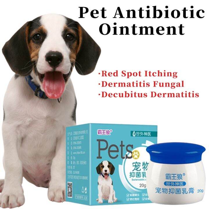 HigherHome Pet Ointment Baclerioslatic Cream Clearing Fungal Mites and ...