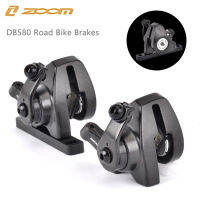 ZOOM DB580 Road Bicycle kes Caliper Mechanical Disc ke Set For Racing Bike Pushes Caliper Piston Line Pull For Rotor 140MM