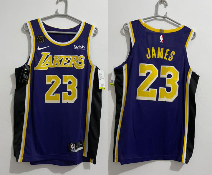 Men's Los Angeles Lakers LeBron James #23 Purple 2021/22 Swingman NBA Jersey  - City Edition