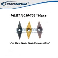 VBMT110304 VBMT110308 160404x10pcs Turning carbide inserts.Turning blades for SVVBN/SVJBRfor Stainless Steel Steel Hard Steel