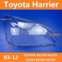 FOR (2 PCS) TOYOTA HARRIER ACU30  ACU35  MCU30 LEXUS RX300 RX350 03-12 HEADLAMP COVERฝาครอบไฟหน้า / ฝาครอบไฟหน้าตรงรุ่น สำหรับ / ฝาครอบไฟหน้าสําหรับ