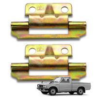 บานพับท้ายกระบะ บานพับหลังกระบะ บานพับกระบะท้าย สีเหลือง จำนวน 2ชิ้น ซ้ายและขวา นิสสัน ดาสสัน ปี 1987-1998 2ประตู Nissan DATSUN 720  รถกระบะ  สินค้าราคาถูก คุณภาพดี Hinge Assy Rear Gate