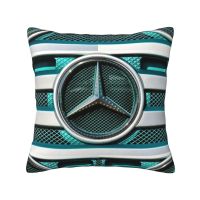 Mercedes Benz (3) Home Decor Pillowcase Casual Couch Chair Waist Car Computer Bed Sofa Throw Polyester Pillow Case Bedroom Office（45cm x 45cm）