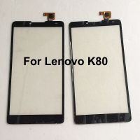 หน้าจอหน้าจอสัมผัสเซ็นเซอร์ติดกระจก Digitizer K80m K80 K 80 Lenovok80หน้าจอสัมผัสหน้าจอสัมผัสพร้อมสายเคเบิลงอได้