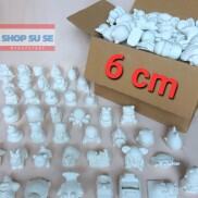 Combo 100 tượng thạch cao cho bé tô màu. Cao khoảng 6 cm