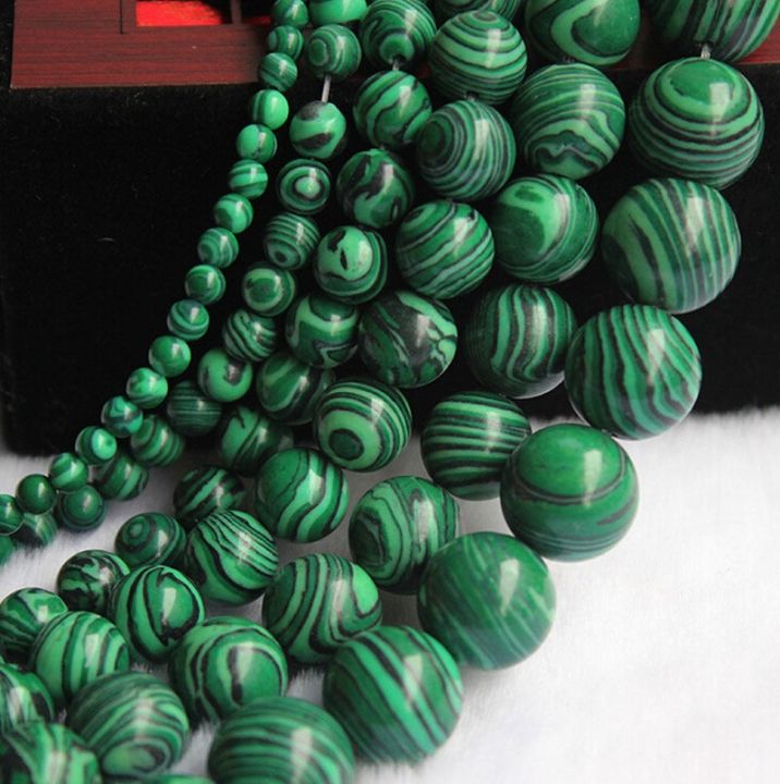 4-6-8-10mm-round-loose-spacer-natural-malachite-store-beads-for-jewelry-making-bracelet-necklace-diy-wholesale-a-strand-15-quot