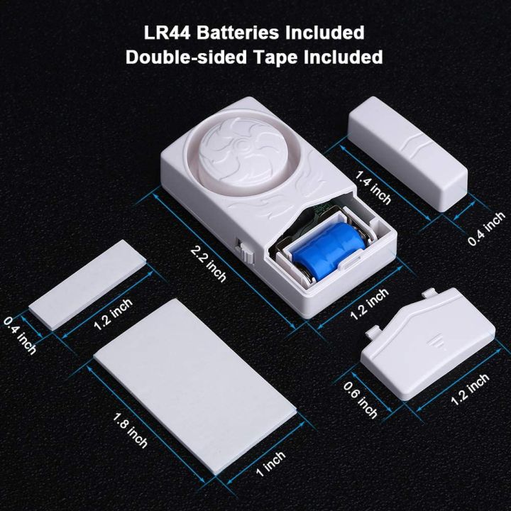 wsdcam-4-in-1โหมดประตูและหน้าต่างปลุกชุดดัง110-db-ปลุกเซ็นเซอร์เตือนภัยแม่เหล็กระบบรักษาความปลอดภัยภายในบ้าน