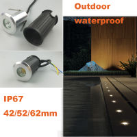 ไฟ LED กลางแจ้งไฟแบบฝังโคมไฟชั้นใต้ดิน IP67 42/52/62Mm 220V/DC12v