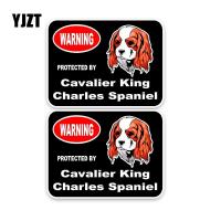 15*11.4เซนติเมตร2X ทหารม้า King Charles สแปเนียลยามรถสุนัข C1-4334สติกเกอร์ติดรถยนต์