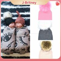 หมวกแก๊ปขนหมวกน่ารักเทียมแฟชั่น J-BRITNEY สำหรับเด็กทารกหมวกฤดูหนาวขนแรคคูน