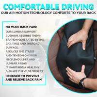 Hot PU หนังรถ Lumbar Back Support สำหรับ Orthopedic Universal Soft หมอนเอวเบาะแก้ไขท่าทางพนักพิง Auto Travel