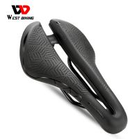 【LZ】✾﹍  West biking oco respirável sela da bicicleta mtb estrada de corrida assento macio almofada dos homens pu à prova dwaterproof água sela ciclismo acessórios