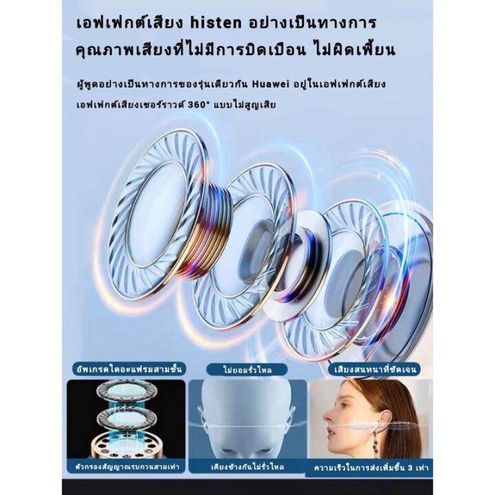 new-gadget-หูฟัง-huawei-ของแท้-100-หูฟังไร้สาย-หูฟังบลูทูธ-พร้อมเคสชาร์จ-ใช้ได้กับมือถือทุกรุ่น-รับประกัน3ปี-เล่นเกม-ฟังเพลง-ส่งฟรี