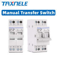 2P 63A MTS Dual Power Manual Transfer Isolating Switch Interlock Circuit Breaker 230V 400V Modular Changeover Switch