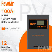 PowMr 100A MPPT Solar Charger Controller อินพุตสูงสุด 150V และ Backlight LCD Display 12V-48VDC เครื่องชาร์จแบตเตอรี่อัตโนมัติพร้อม POW-K48100A ประสิทธิภาพสูง