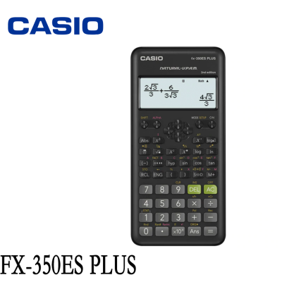 Casio Fx350ES PLUS 2nd เครื่องคิดเลขวิทยาศาสตร์ ของแท้  รับประกัน2ปีจาก CMG เครื่องคิดเลข ของแท้ casio  รุ่ง  fx350es plus 2nd