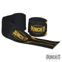 Punch it Hand Wraps 4.6 m Black