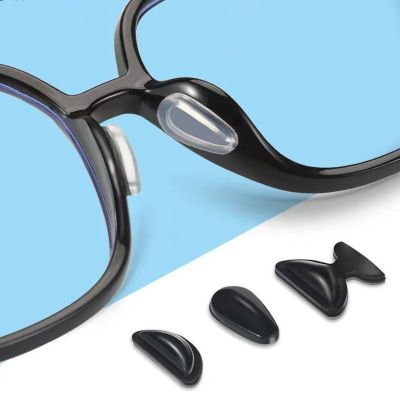 MAX Silicone Eyeglass Nose Pads Adhesive Silicone Anti-Slip Stick On Nosepads For Eyeglass Sunglasses
