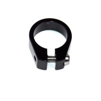 ℡ guyouzi® 25.4mm/28.6mm/31.8mm Bicycle Aluminum Alloy Single Nail Seat Tube Seatpost Clamp