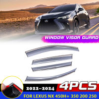 Windows Visor สำหรับ Lexus NX 450H 350 200 250 F Sport 2022 2023 2024กันสาด Sun Rain ควัน Deflector สติกเกอร์ Accessorie