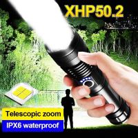 ZK30 10000 Lumen Rechargeable Tactical Flashlight XHP50 LED for Hiking Hunting Camping Emergency Outdoor Sport