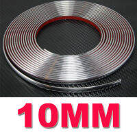 hot 10mm (1cm) x 15 Meters Car Styling Moulding Strip Chrome Trim Adhesive car decoration