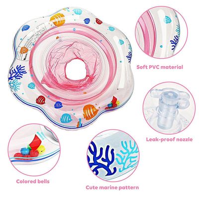 Baby Swimming Ring 1PC Children’s Swimming Pool Ring Lifebuoys Safety Water Toy Float Inflatable Kid Swimming Ring