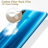 P❤️M ฟิล์มกันรอยหลังเครื่อง เคฟลาร์ หัวเว่ย โนว่า3ไอ 2ชิ้น 3D Anti-fingerprint Clear Fiber Back Screen Protector Film For Huawei Nova3i 2Pcs (6.3)