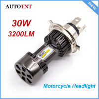 1pcs 3200LM 30W H4 LED Motorcycle Headlight Bulbs Hi-Lo Led Moto Motorbike Headlamp Light Car Lights 6000K