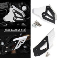 Heel Guards Set Foot Peg Bracket Rear Frame Plate Protector For BMW F650GS F700GS F 700 GS F 800 GS F800GS ADV Adventure F650 GS