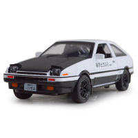 1:28 Movie Car INITIAL D Toyota AE86 Alloy Car Model Diecast Metal Toy Sports Car Model Simulation Collection Childrens Toy Gift